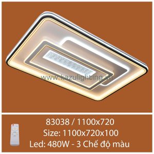 Đèn ốp trần mica 83038/1100x720 Kazu