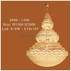 Đèn chùm pha lê 8990/1500 Kazu