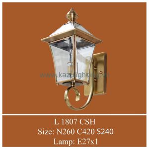 Đèn vách đồng L 1807 CSH Kazu