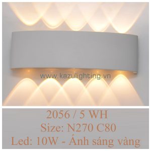 Đèn vách LED 2056/5 WH Kazu