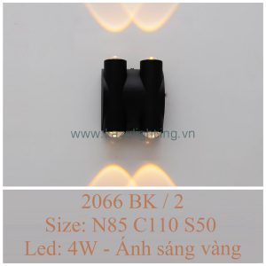 Đèn vách LED 2066BK/2 Kazu