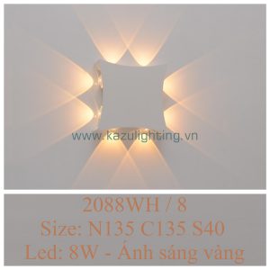 Đèn vách LED 2088WH/8 Kazu