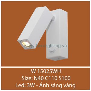 Đèn vách LED W 15025WH Kazu