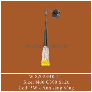 Đèn vách LED W 82023BK/1 Kazu