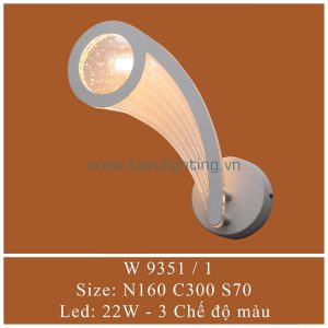 Đèn vách LED W 9351/1 Kazu