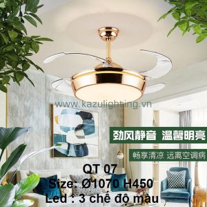 Quạt trần có đèn QT 07 Kazu