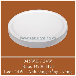 Đèn ốp trần 045WH/24W Kazu