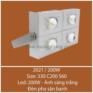 Đèn pha LED 2021/200W Kazu