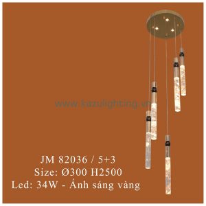 Đèn thả JM 82036/5+3 Kazu