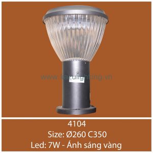 Đèn trụ NLMT - năng lượng mặt trời 4104 Kazu